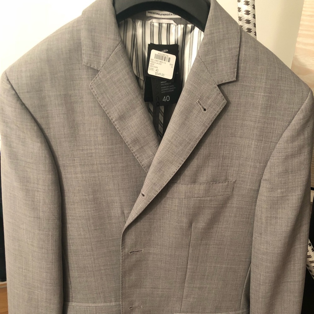NWT Club Monaco Gray Men's Wool Jacket Size 40R